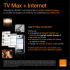 TV Max + Internet